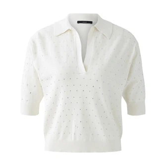 Oui Dames Trui 0092953 Wit