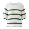 Oui Dames Trui 0093307 Groen dessin