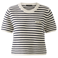 Oui Dames Trui 0093311 WIT DESSIN