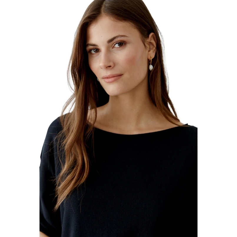 Oui Dames Trui 0093699 Zwart