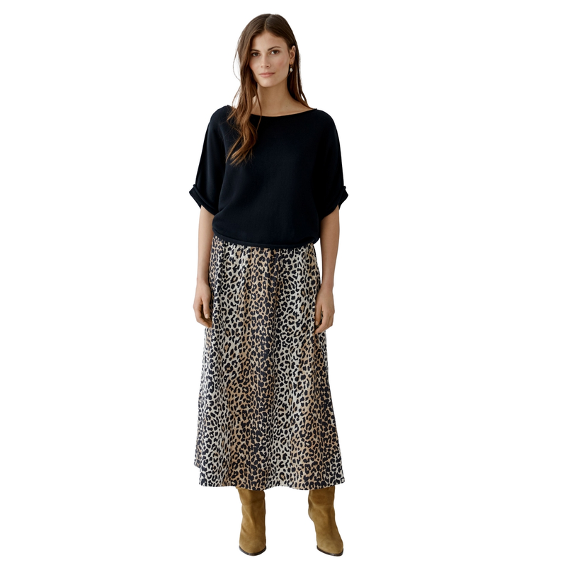 Oui Dames Trui 0093699 Zwart