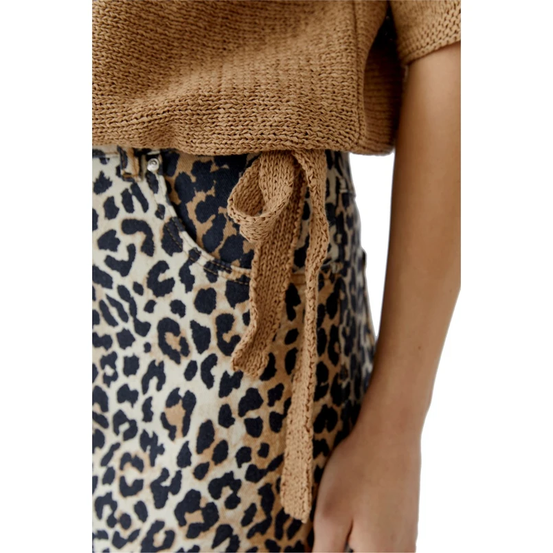 Oui Dames Trui 0093702 Camel