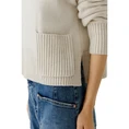 Oui Dames Trui 0094275 Beige