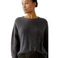 Oui Dames Trui 0094286 Bruin