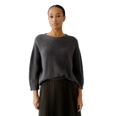 Oui Dames Trui 0094286 Bruin
