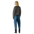Oui Dames Trui 0094298 Taupe