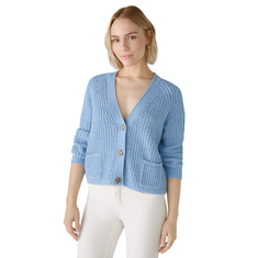 Oui Dames Vest 0088120 Bleu