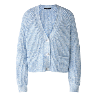 Oui Dames Vest 0088120 Bleu