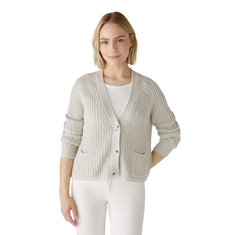 Oui Dames Vest 0088120 Camel