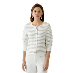 Oui Dames Vest 0091966 Camel