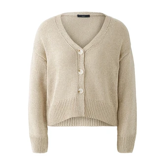 Oui Dames Vest 0093308 Beige