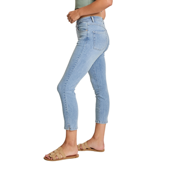 Para Mi Dames Capri Capri 212008 Bleached blue denim