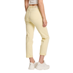 Para Mi Dames Jeans Bobby Color Denim Geel