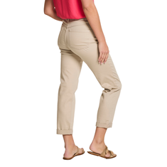 Para Mi Dames Jeans Bobby Color Denim Taupe