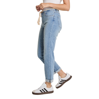 Para Mi Dames Jeans Bobby Daily Denims Bleached blue denim