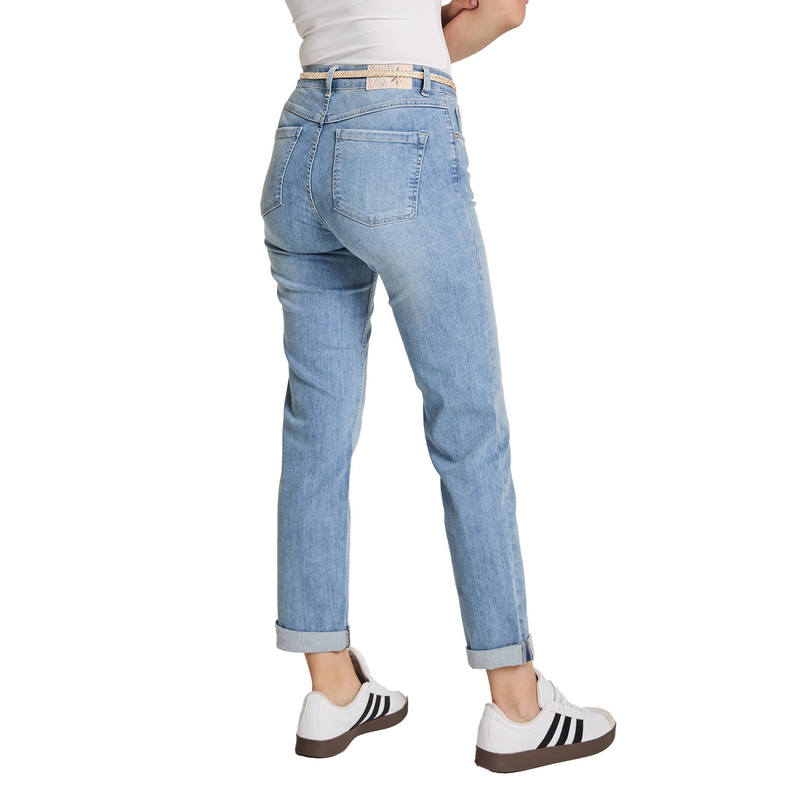 Para Mi Dames Jeans Bobby Daily Denims Bleached blue denim