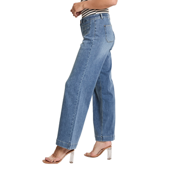 Para Mi Dames Jeans Mira 212290 Mid blue denim