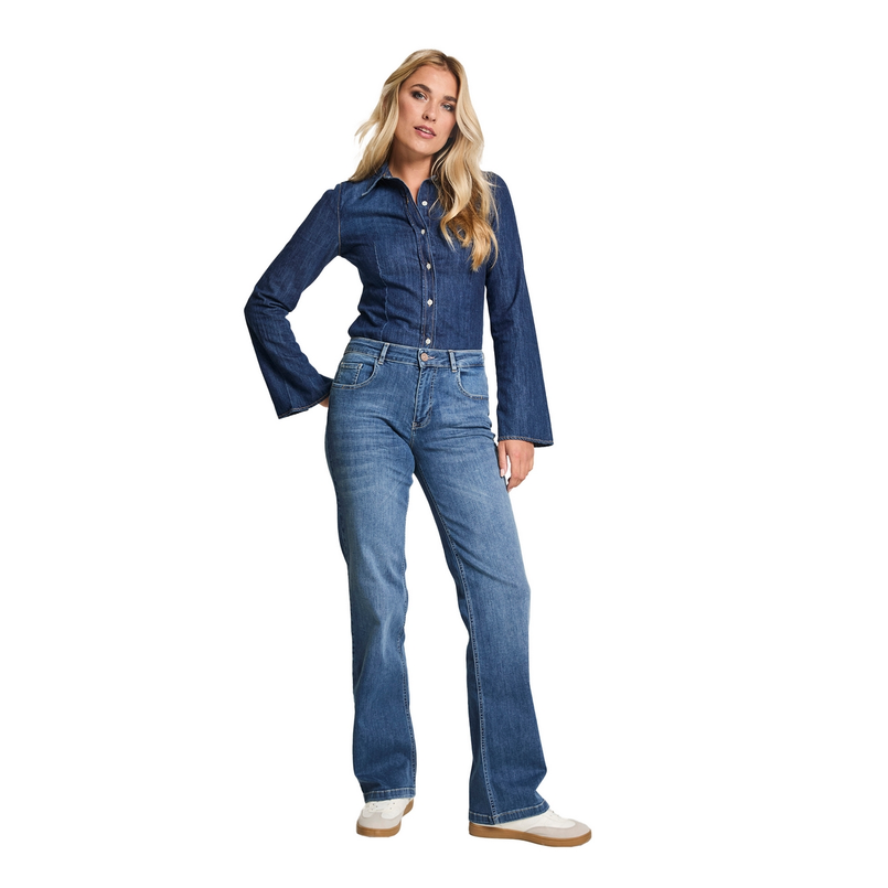 Para Mi Mid blue denim