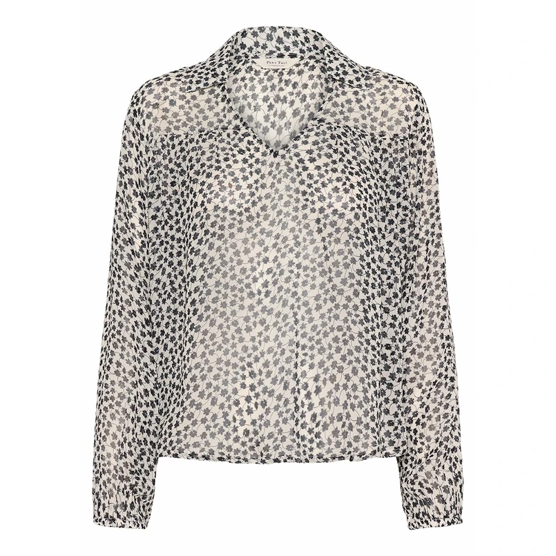 Part Two Dames Blouse 30309358 Blauw dessin