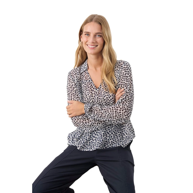 Part Two Dames Blouse 30309358 Blauw dessin