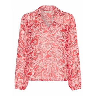 Part Two Dames Blouse 30309358 Rood dessin