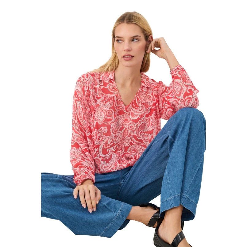 Part Two Dames Blouse 30309358 Rood dessin