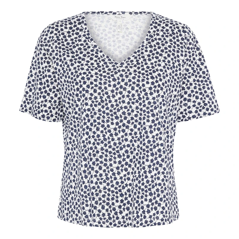 Part Two Dames Top 30309536 Blauw dessin