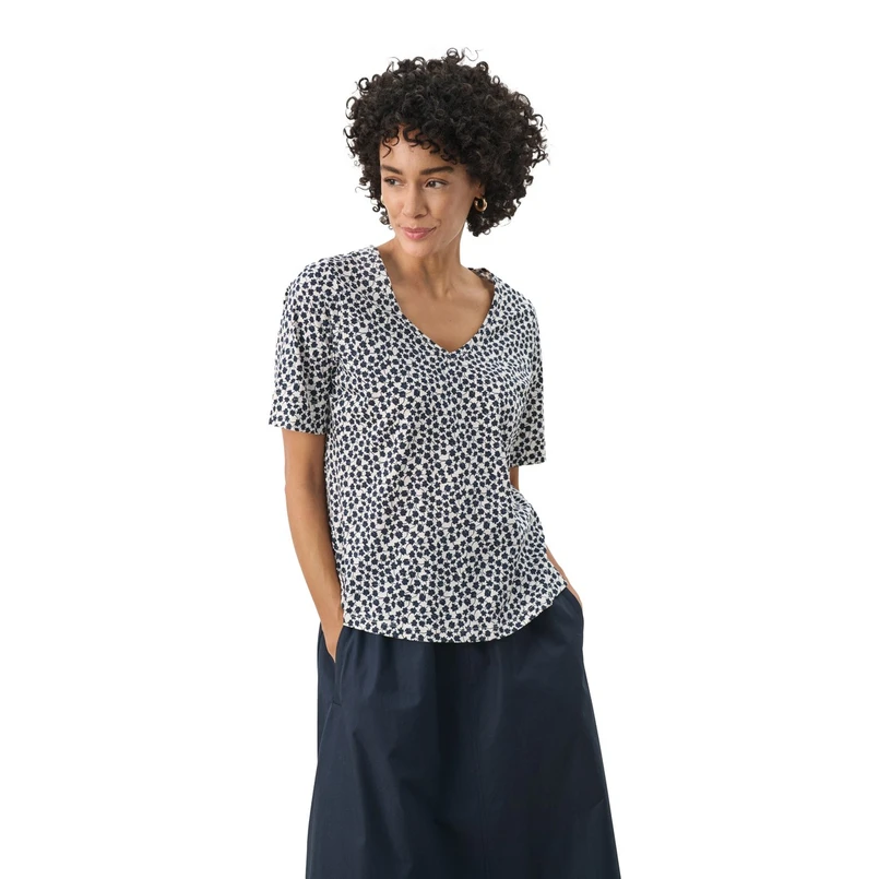Part Two Dames Top 30309536 Blauw dessin