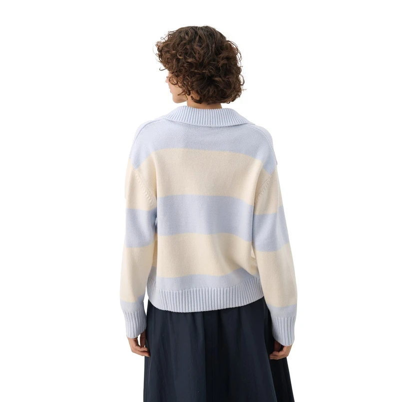 Part Two Dames Trui 30308436 Blauw dessin
