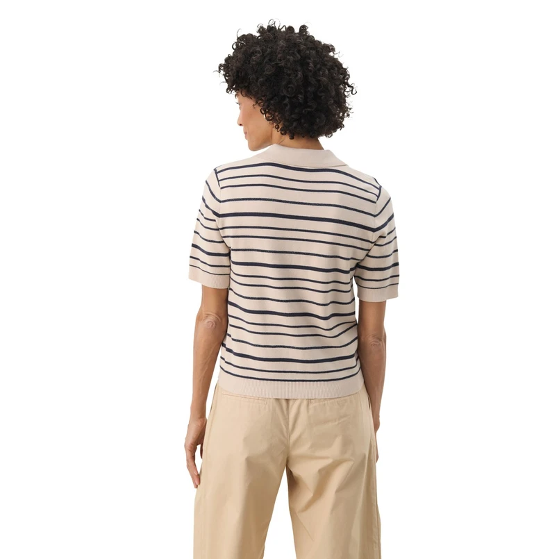 Part Two Dames Vest 30309374 Blauw dessin