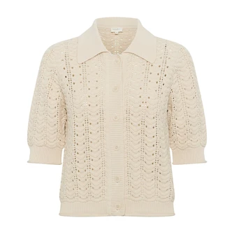 Part Two Dames Vest 30309682 Ecru
