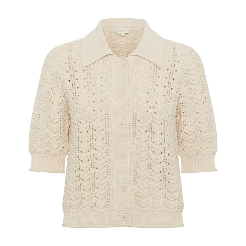 Part Two Dames Vest 30309682 Ecru