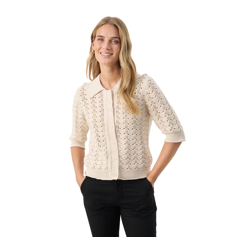 Part Two Dames Vest 30309682 Ecru