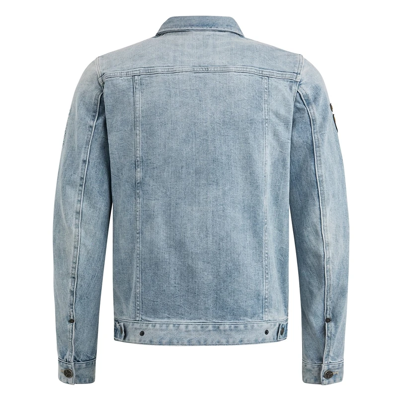 PME Legend Heren Jas Pdj2502701 Mid blue denim
