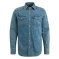 PME Legend Heren Overhemd Psd2502205 Grey denim