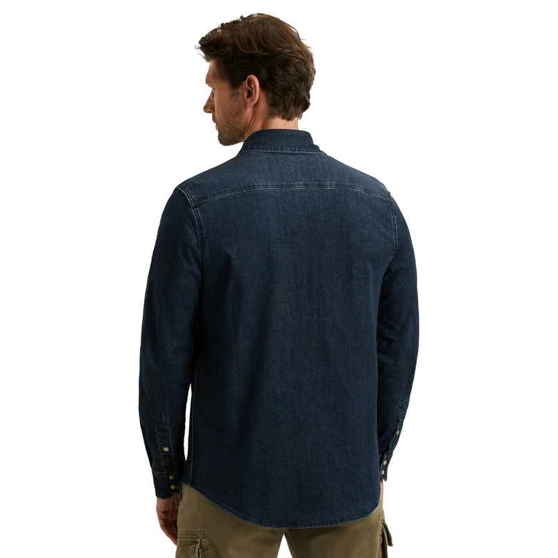 PME Legend Heren Overhemd PSD2508222 Black denim