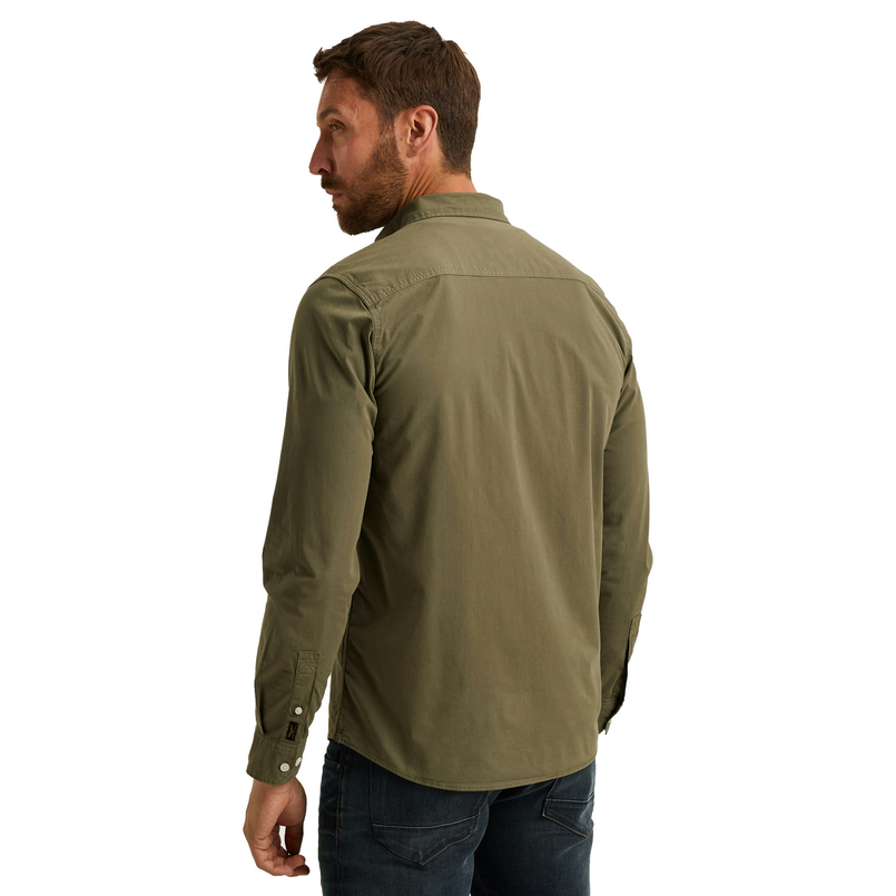 PME Legend Heren Overhemd Psi000044 Olijf