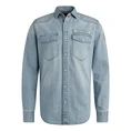 PME Legend Heren Overhemd Psi2411252 Mid blue denim