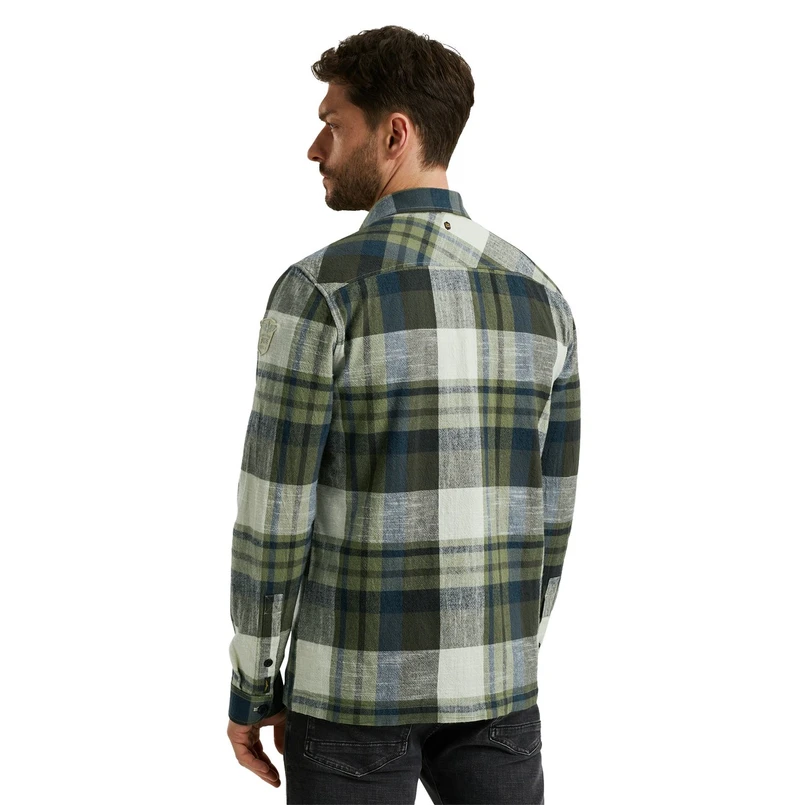 PME Legend Heren Overhemd Psi2502210 Groen
