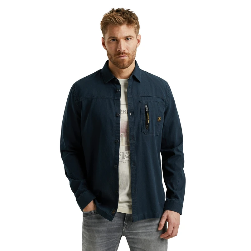 PME Legend Heren Overhemd Psi2502221 Navy