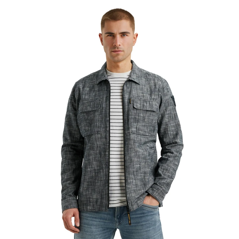 PME Legend Heren Overhemd Psi2502228 Navy