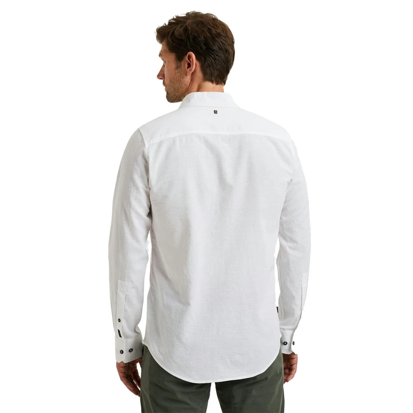 PME Legend Heren Overhemd Psi2503224 WIT DESSIN
