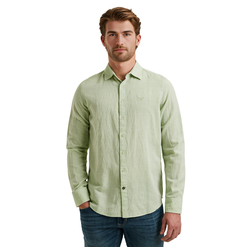 PME Legend Heren Overhemd Psi2504200 Groen