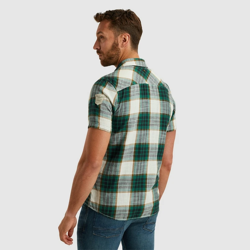 PME Legend Heren Overhemd Psis2503234 Groen