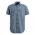 PME Legend Heren Overhemd Psis2503237 Blauw dessin