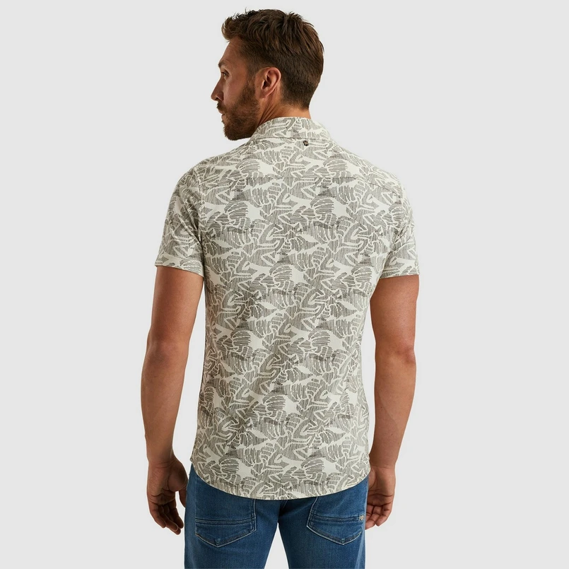 PME Legend Heren Overhemd Psis2503238 Ecru