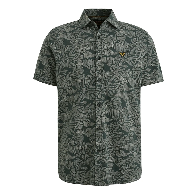 PME Legend Heren Overhemd Psis2503238 Groen