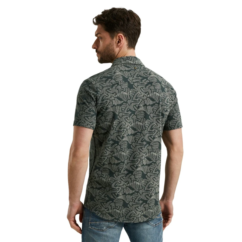 PME Legend Heren Overhemd Psis2503238 Groen