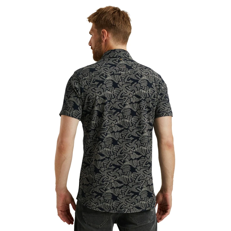 PME Legend Heren Overhemd Psis2503238 Navy