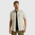 PME Legend Heren Overhemd Psis2503242 OFF-WHITE